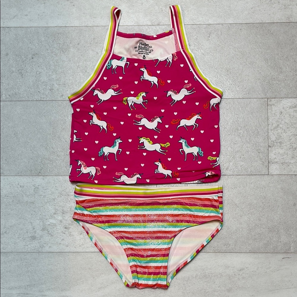 Hatley 🌈 unicorn tankini